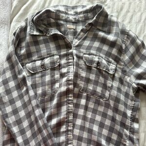 Hollister gray flannel